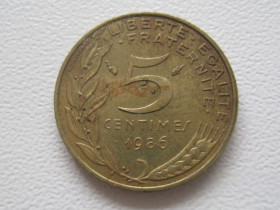 Франція Франция ^/--/^ Франция 5 сантимов 1986 года 31981 ^_^^^ Франція 5 сантимів 1986 року 31981 - фото фото фото
