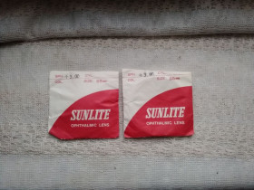Очки Очки ^/--/^ Стеклянные линзы для очков SUNLITE  ( ЯПОНИЯ) 2 шт. ^_^^^ Скляні лінзи для очок SUNLITE (ЯПОНІЯ) 2 шт. - фото фото фото