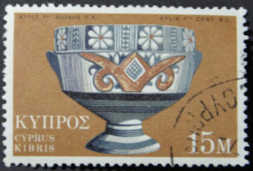 Інше Другое ^/--/^ Кипр Чаша Архаичный бихромный циликс VII век до н.э. 1971 ^_^^^ Кіпр Чаша Архаїчний біхромний цилікс VII століття до н.е. 1971 - фото фото фото