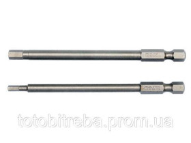 Викрутки Отвертки ^/--/^ Набір насадка викрутки біта HEX TAMPER 3/5 х 100 мм 2 штуки YATO YT-0494 ^_^^^ Набор насадки бита HEX TAMPER 3/5 х 100 мм 2 штуки YATO YT-0494 - фото фото фото