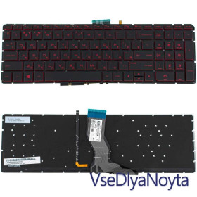 Клавіатури Клавиатуры ^/--/^ Клавиатура для ноутбука HP (Omen: 15-ax, 17-w series ) rus, black, без фрейма, подсветка клавиш (RED ^_^^^ Клавіатура для ноутбука HP (Omen: 15-ax, 17-w series) rus, black, без фрейму, підсвічування клавіш (RED - фото фото фото