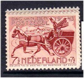 Транспорт Транспорт ^/--/^ Транспорт Нидерланды 1943 г  MNH - ^_^^^ Транспорт Нідерланди 1943 MNH - фото фото фото