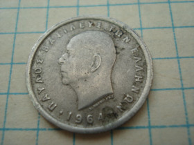 Греція Греция ^/--/^ 50 /--/ лепта 1964 Греція ^_^^^ 50 /--/ лепта 1964 Греция - фото фото фото