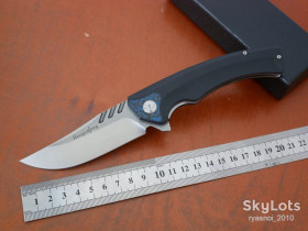Ножі, мультітули Ножи, мультитулы ^/--/^ Hanzuofang - CH EMPEROR, D /--/ 2 Stonewash, G /--/ 10 Black, Tactical, Flipper, подшипник, EDC, Liner Lock ^_^^^ Hanzuofang - CH EMPEROR, D /--/ 2 Stonewash, G /--/ 10 Black, Tactical, Flipper, підшипник, EDC, Liner Lock - фото фото фото