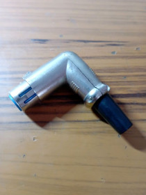 Порти, роз'єми Порты, разъемы ^/--/^ Гніздо CANON (XLR) кутове, 3 /--/ pin, під шнур, металеве ^_^^^ Гнездо CANON (XLR) угловое, 3 /--/ pin, под шнур, металлическое - фото фото фото