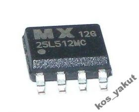 Мікросхеми Микросхемы ^/--/^ Микросхема Macronix MX /--/ 25 /--/ L /--/ 512 /--/ MC-12 /--/ G 512 /--/ Kbit, SOP /--/ 8 ^_^^^ Macronix MX /--/ 25 /--/ L /--/ 512 /--/ MC-12 /--/ G 512 /--/ Kbit, SOP /--/ 8 - фото фото фото