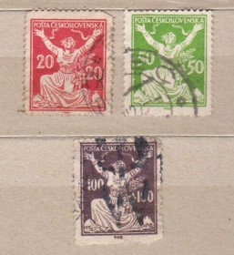 Чехословаччина Чехословакия ^/--/^ СТАНДАРТ = 1920 р. = ЧЕХОСЛОВАЧЧИНА = гаш. + ^_^^^ СТАНДАРТ = 1920 г. = Чехословацкая = гаш. + + - фото фото фото