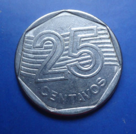 Бразилія Бразилия ^/--/^ Бразилия 25 сентаво 1994 ^_^^^ Бразилія 25 сентаво 1994 - фото фото фото