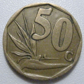 ПАР ЮАР ^/--/^ Південно-Африканська Республіка 50 центів 2003 року 41845 ^_^^^ Южно-Африканская Республика 50 центов 2003 года 41845 - фото фото фото