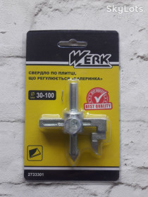 Свердла Сверла ^/--/^ Свердло по плитці Werk Балеринка 30-100 мм 1 шт. ^_^^^ Сверло по плитке Werk Балеринка 30-100 мм 1 шт. - фото фото фото