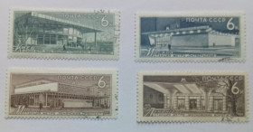СРСР - СССР - ^/--/^ СССР 1965 Советский метрополитен, гашеные ^_^^^ СРСР 1965 Радянський метрополітен, гашені - фото фото фото