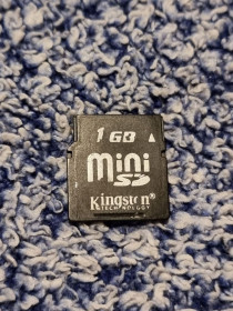Карти пам'яті Карты памяти ^/--/^ Карта памяти 1 гб  (31.5 мб битые) kingston 1.84/8.75 minisd mini sd ^_^^^ Карта пам'яті 1 гб (31.5 мб біті) kingston 1.84/8.75 minisd mini sd - фото фото фото