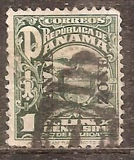 Центральна Америка Центральная Америка ^/--/^ Зона Панамского канала 1924 Sc.68 гаш. надрыв марки слева ^_^^^ Зона Панамського каналу 1924 Sc.68 гаш. надрив марки зліва - фото фото фото