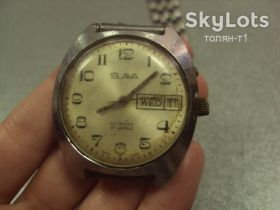 Годинники Часы ^/--/^ наручные часы слава 27 камней календарь автоматик ссср №506 ^_^^^ наручний годинник слава 27 каменів календар автоматик СРСР No /--/ 506 - фото фото фото
