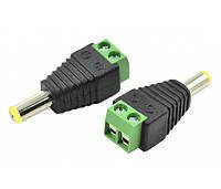 Адаптери Адаптеры ^/--/^ Разъем для подключения питания DC-M (D 5,5 x 2,1 мм) с клеммами под кабель ^_^^^ Роз'єм для підключення живлення DC-M (D 5,5 x 2,1 мм) з клемами під кабель - фото фото фото