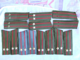 СРСР СССР ^/--/^ Погоны на подполковника 7 пар разные. ^_^^^ Погони на підполковника 7 пар різні. - фото фото фото