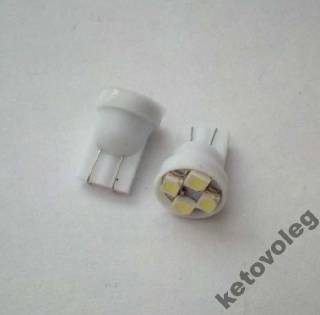 Діодні Диодные ^/--/^ АВТО LED 0.4 /--/ W лампа T /--/ 10 4-smd-3528 белый 2-шт ^_^^^ АВТО LED 0.4 /--/ W лампа T /--/ 10 4-smd-3528 білий 2-шт - фото фото фото