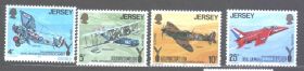 Транспорт Транспорт ^/--/^ Авиация . UK  Jersey / Джерси 1975 г  MNH - серия ^_^^^ UK Jersey / Джерсі 1975 MNH - серія - фото фото фото
