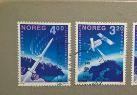 Освоєння космосу Освоение космоса ^/--/^ Норвегия Космос 1991 ^_^^^ Норвегія Космос 1991 - фото фото фото
