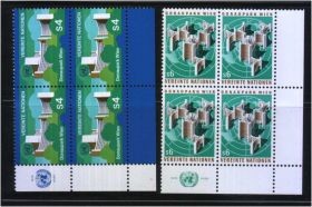 Скандинавія Скандинавия ^/--/^ ZM  ООН / UN   1979  г  MNH - Женева -  4 квартблока - первая серия ^_^^^ ZM ООН / UN 1979 р MNH - Женева - 4 квартблока - перша серія - фото фото фото