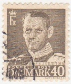 Балтійські країни Балтийские страны ^/--/^ Дания   1950 г. №  323 гашеная ^_^^^ Данія 1950 р. No 323 гашена - фото фото фото