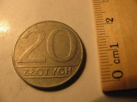 - року - года ^/--/^ 20 Злотих Злотых Польща Польша 1989 рік ^_^^^ 20 Злотых Злотых Польша Польша 1989 год - фото фото фото