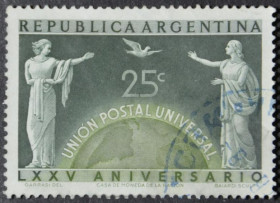 Інше Другое ^/--/^ Аргентина 75 лет ВПС 1949 ^_^^^ Аргентина 75 років ВПС 1949 - фото фото фото