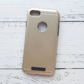 Чохли, бампера Чехлы, бампера ^/--/^ Чохол для iPhone 7, iPhone 8 пластиковий, золотистий, Motomo ^_^^^ Чехол для iPhone 7, iPhone 8 пластиковый, золотистый, Motomo - фото фото фото