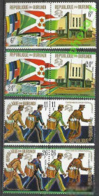 Бурунді Бурунди ^/--/^ Бурунди 1974 почта транспорт авиация ВПС 16 /--/ м. ^_^^^ Бурунді 1974 пошта транспорт авіація ВПС 16 /--/ м. - фото фото фото