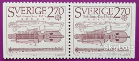 Скандинавія Скандинавия ^/--/^ Швеция 1985 Европа CEPT музыка Mi 1329 Dl+Dr MNH сцепка ^_^^^ Швеція 1985 Європа CEPT музика Mi 1329 Dl+Dr MNH - фото фото фото