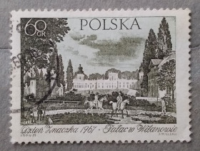 Архітектура Архитектура ^/--/^ Польша 1967 г - Вилянувский дворец ^_^^^ Польща 1967 — Вілянувський палац - фото фото фото