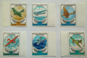 СРСР - СССР - ^/--/^ СССР 1978 История русской авиации, самолеты, MNH ^_^^^ СРСР 1978 Історія російської авіації, літаки, MNH - фото фото фото