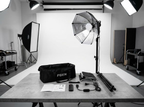Софтбокси Софтбоксы ^/--/^ Комплект студійного світла FGen LED Softbox Lighting Kit + пульт і сумка  Професійний та компактний комплект. Амазон ^_^^^ Комплект студийного света FGen LED Softbox Lighting Kit + пульт и сумка Профессиональный и компактный комплект. Амазон Амазон - фото фото фото