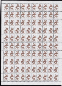 СРСР - СССР - ^/--/^ СССР  1988 г MNH -  лист - стандарт ^_^^^ СРСР 1988 MNH - лист - стандарт - фото фото фото