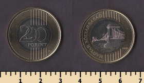 Угорщина Венгрия ^/--/^ Венгрия 200 форинтов 2009 ^_^^^ Угорщина 200 форинтів 2009 - фото фото фото