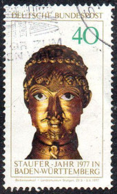 Інші країни Другие страны ^/--/^ ФРН 1977 - Рік Штауфера в Баден-Вюртемберзі  (Гб) ^_^^^ ФРГ 1977 - Год Штауфера в Баден-Вюртемберге (Гб) - фото фото фото