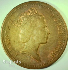 Єлизавета II (після ) Елизавета II (после ) ^/--/^ Великобритания 1 пенни, 1986 №203 ^_^^^ Велика Британія 1 пенні, 1986 No 203 - фото фото фото