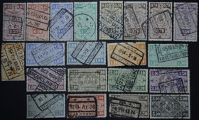 Інше Другое ^/--/^ Бельгия ЖД Железнодорожные Марки 1923-1924 ^_^^^ Бельгія ЖД Залізничні Марки 1923-1924 - фото фото фото