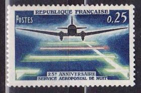 Транспорт Транспорт ^/--/^ Транспорт. Авиация.  Франция 1964 г MNH - ^_^^^ Транспорт. Авіація. Франція 1964 MNH - фото фото фото