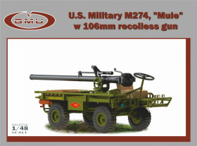 Інші Другие ^/--/^ GMU 48006-U.S. Military M /--/ 274, &amp;quot;Mule&amp;quot; w 106 /--/ mm recoiless gun, 1/48 - фото фото фото