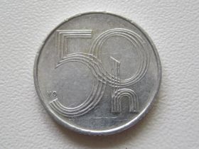 Чехія Чехия ^/--/^ Чехия 50 геллеров 1993 года 29626 ^_^^^ Чехія 50 геллерів 1993 року 29626 - фото фото фото