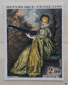 Мистецтво Искусство ^/--/^ Франция 1973 г - Ватто. Чувствительность, негаш ^_^^^ Франція 1973 — Ватто. Чутливість, негаш - фото фото фото