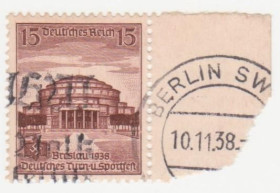Третій Рейх (-) Третий Рейх (-) ^/--/^ Германия  ( Рейх) 1938 г. №  660 гашеная ^_^^^ Німеччина (Рейх) 1938 р. No 660 гашена - фото фото фото