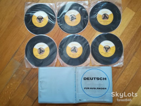 Платівки Пластинки ^/--/^ Deutsch fur Auslander-Teil 1  (6 платівок)-Ex., 7&amp;quot;-Німеччина ^_^^^ Deutsch fur Auslander-Teil 1 (6 пластинок)-Ex., 7&amp;quot;-Германия - фото фото фото