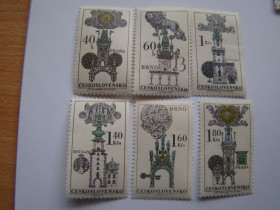 Чехословаччина Чехословакия ^/--/^ ЧССР, Михель 2009,том I, 1952-1957, Эмблемы старинных городов. ^_^^^ ЧССР, Міхель 2009,том I, 1952-1957, Емблеми старовинних міст. - фото фото фото