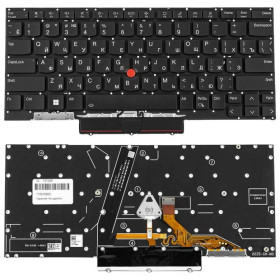 Клавіатури Клавиатуры ^/--/^ Клавиатура для ноутбука LENOVO (ThinkPad: X /--/ 1 Nano Gen 3) rus, black, подсветка клавиш, без фрейма (О ^_^^^ Клавіатура для ноутбука LENOVO (ThinkPad: X /--/ 1 Nano Gen 3) rus, black, підсвічування клавіш, без фрейму - фото фото фото