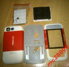 Корпуса на Nokia Корпуса на Nokia ^/--/^ Корпус Nokia 5300 красный со средней частью ^_^^^ Корпус Nokia 5300 червоний з середньою частиною - фото фото фото