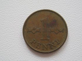 Фінляндія Финляндия ^/--/^ Финляндия 1 пенни 1964 года 16418 ^_^^^ Фінляндія 1 пенні 1964 16418 - фото фото фото