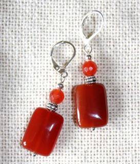 Сережки Серьги ^/--/^ Серьги, сердолик , самоцветы ^_^^^ Сережки, сердолик, самоцвіти - фото фото фото