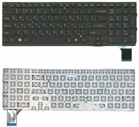 Клавіатури Клавиатуры ^/--/^ Клавиатура для SONY (VPC-SE series ) rus, black, без фрейма ^_^^^ Клавіатура для SONY (VPC-SE series) rus, black, без фрейму - фото фото фото